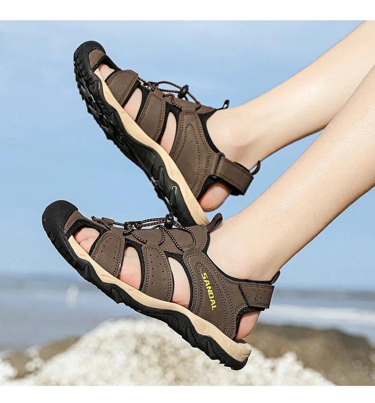 Men Summer Sandals Non-slip Casual Shoes Comfortable Beach Breathable Slippers