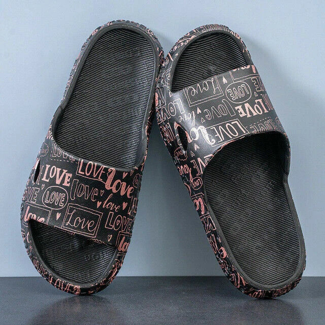 Men's Slippers Non-slip EVA Massage Household Sandals Breathable Beach Shoes