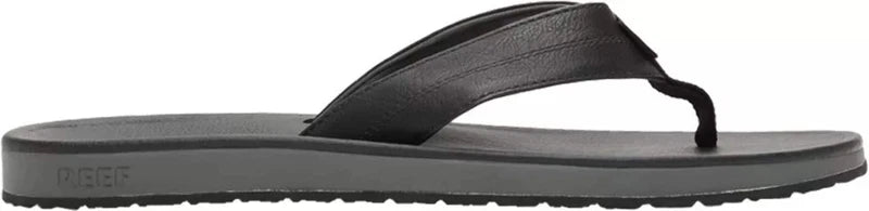 Reef Men’s Journeyer Flip-Flop Thong Beach Sandal Black Gray RF0A39UGRFBLG