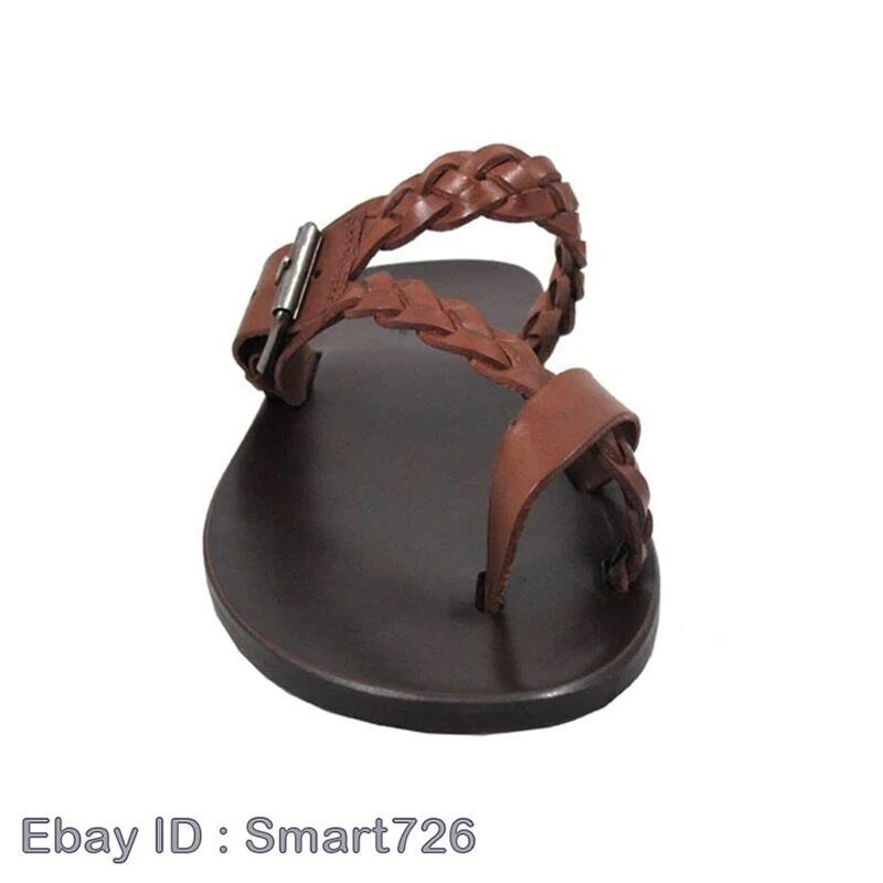 Men Flip-flops Slip On Flats Sandals Beach Casual Shoes Summer Footwear Slippers