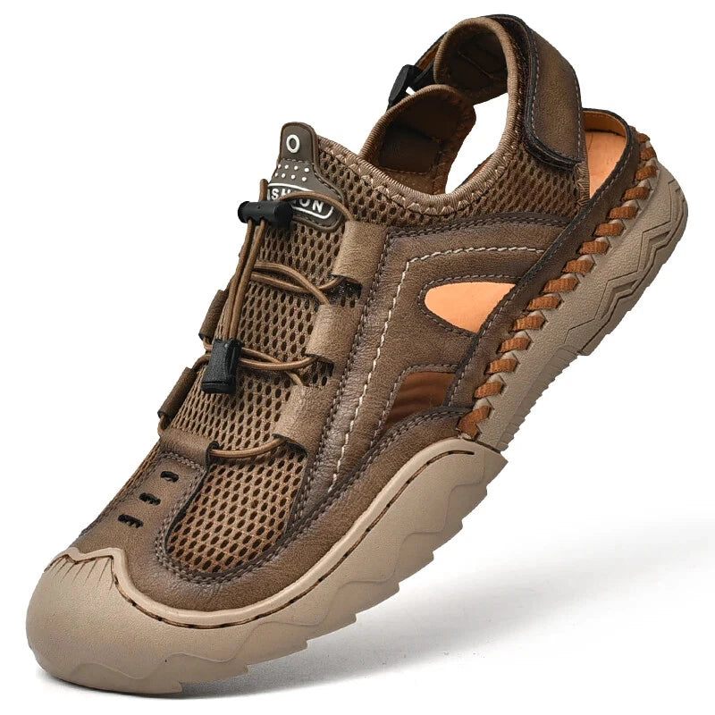 Summer Men's Breathable Mesh Sandals Casual Lightweight Shoes Beach Slippers
