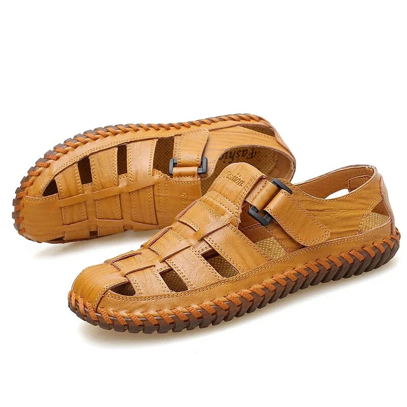 Summer Men's Sandals Outdoor Summer Slippers Beach Breathable Flats Footwear