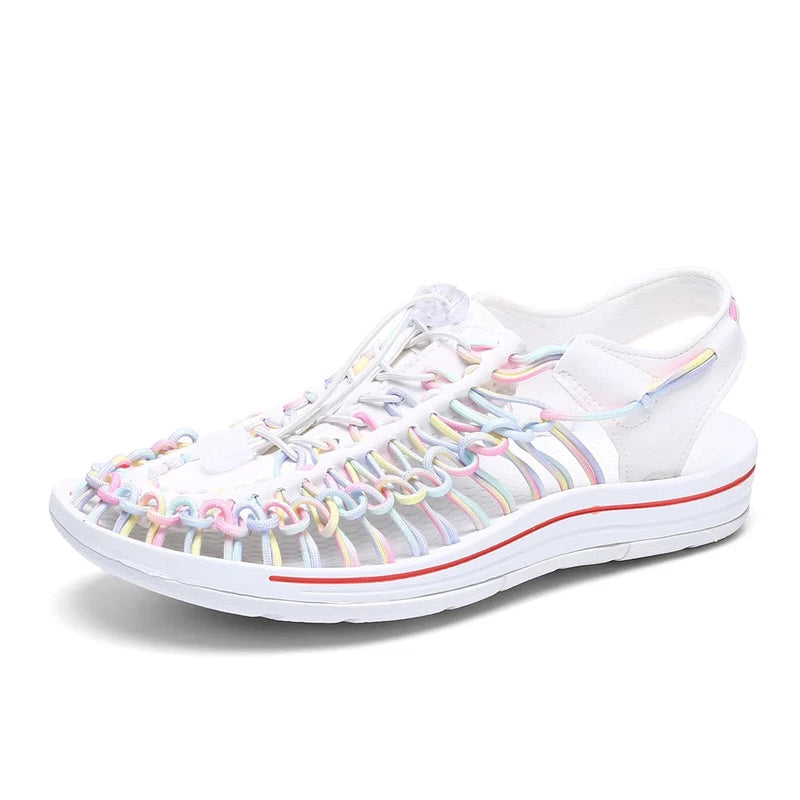 Summer Men Half Drag Slippers Breathable Beach Sandals Comfortable Flat Sneakers