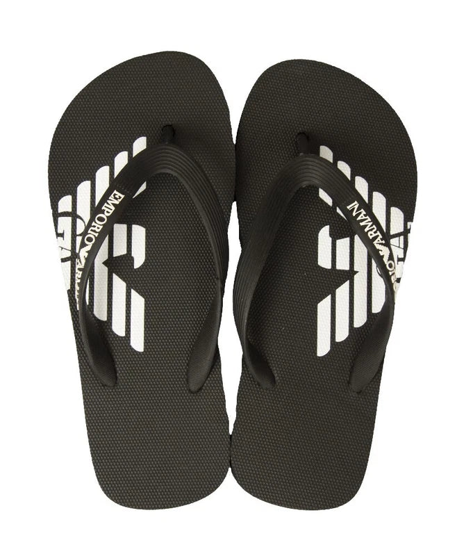 Flip flops man EMPORIO ARMANI beach or pool slippers article XVQS06 XN746 SHOES