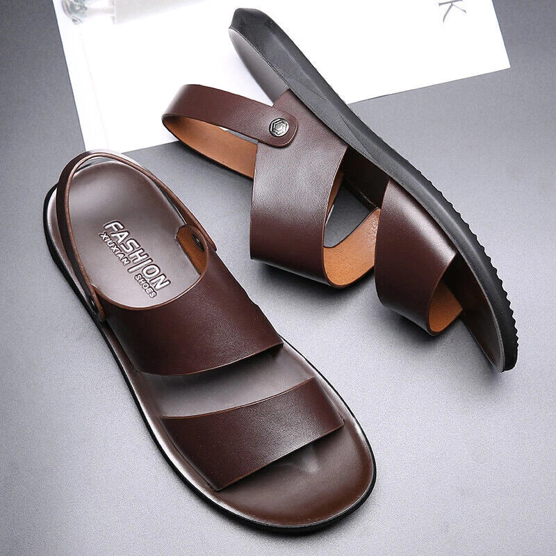 Fashion Casual Flats Summer Beach Slippers Men Sandals Soft Comfort Slides Shoes