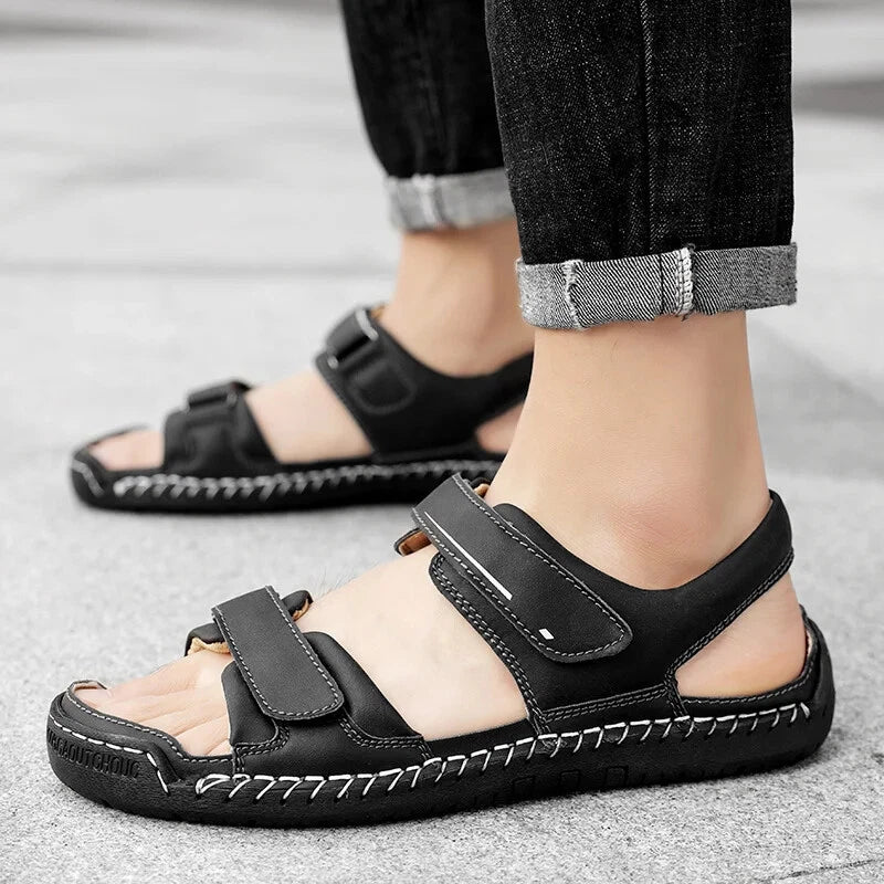 Summer Men's Classic Sandals Comfortable Slippers Beach Outdoor Casual Shoes