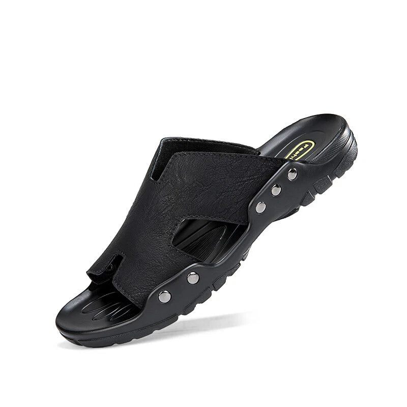 Plus Size Sandals Slippers Men's Open Toe Flats Flips Flops Beach Outdoor New
