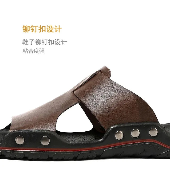 38-48 Plus Size Mens Beach Holiday Open Toe Sandals Slippers Flats Shoes Summer