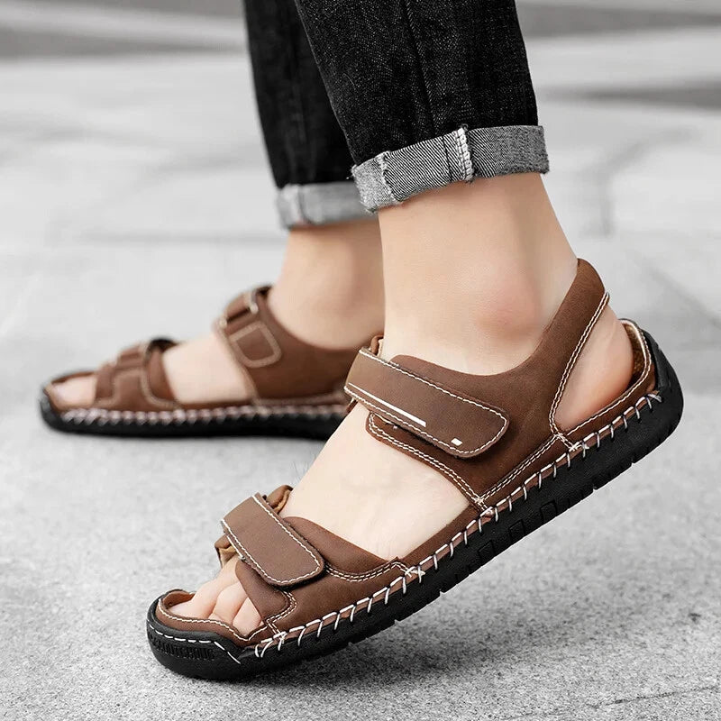 Summer Men's Classic Sandals Comfortable Slippers Beach Outdoor Casual Shoes