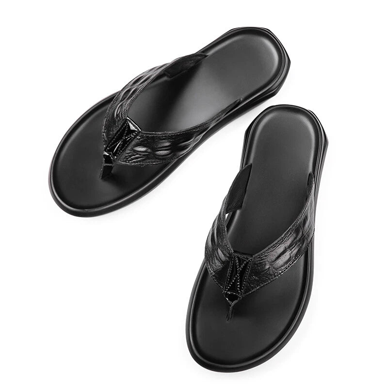 Men Sandals Slippers Thong Flip Flop Outdoor Leisure Water Shoes Black New Beach