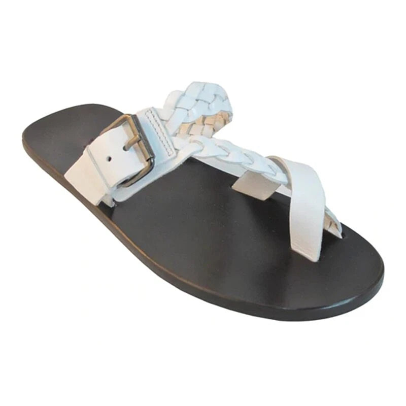 Men Flip-flops Slip On Flats Sandals Beach Casual Shoes Summer Footwear Slippers
