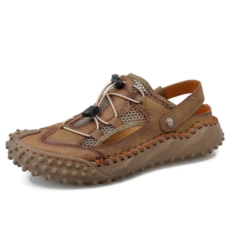 Men's Summer Sandals Comfortable Flats Slip On Slippers Beach Casual Shoes