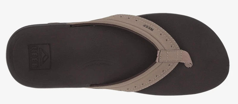 Reef Men's Ortho Spring Brown Lightweight Flip Flop -RF0A3YKSBRO