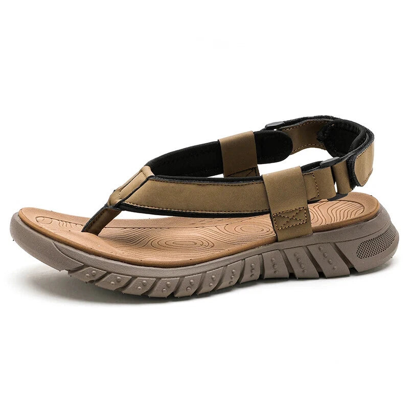 Men Summer Casual Sandals Outdoor Slippers Flip Flops Flats Comfort Beach Shoes