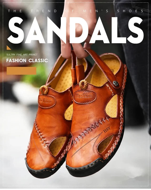 Summer Men Casual Beach Shoes Sandals Slip On Flats Slippers Slides Footwear