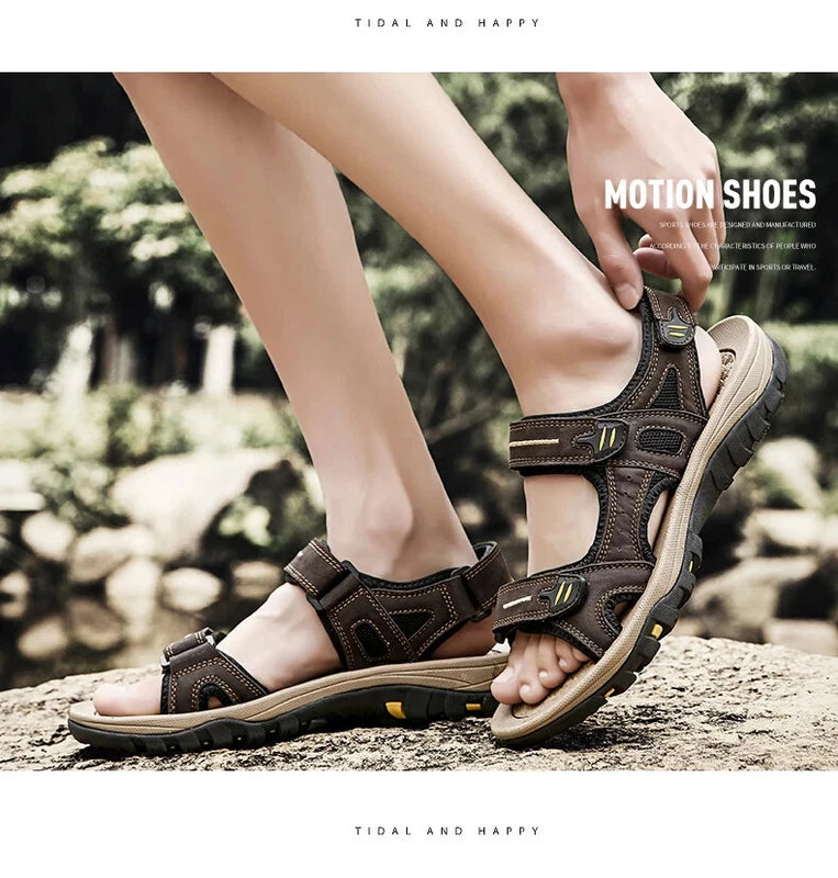 Men's Summer Sandals Outdoor Beach Casual Shoes Lightweight Comfort Slippers