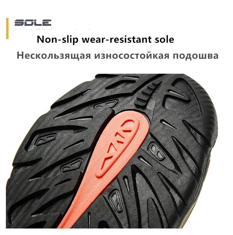 Men's Soft Leather Sandals Summer Lack Up Shoes Outdoor Comfort Beach Slippers