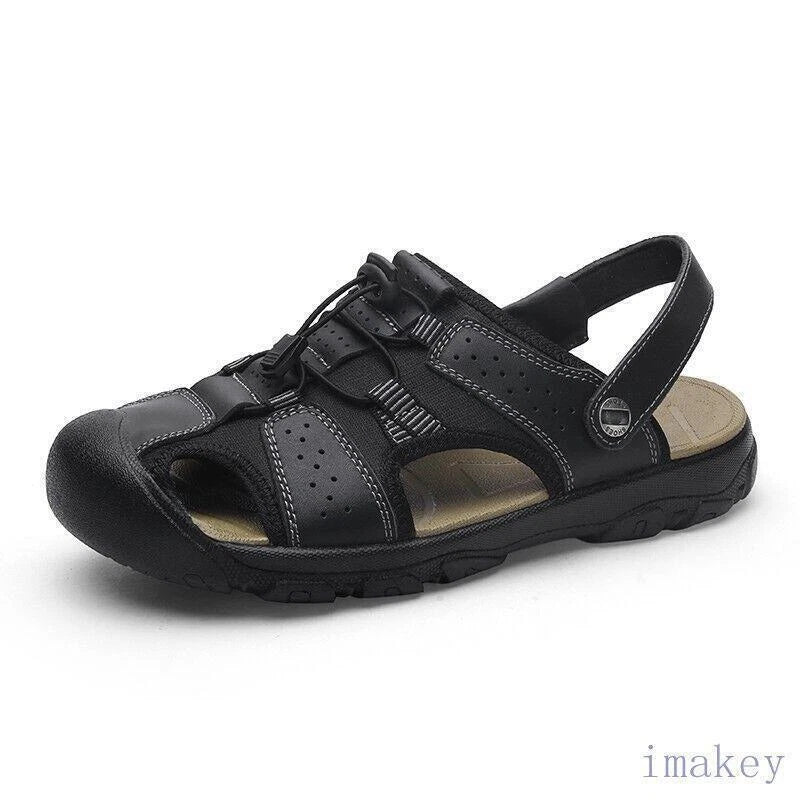 Big Size Men's Breathable Slippers Hiking walking Sports Casual Outdoor Sandals
