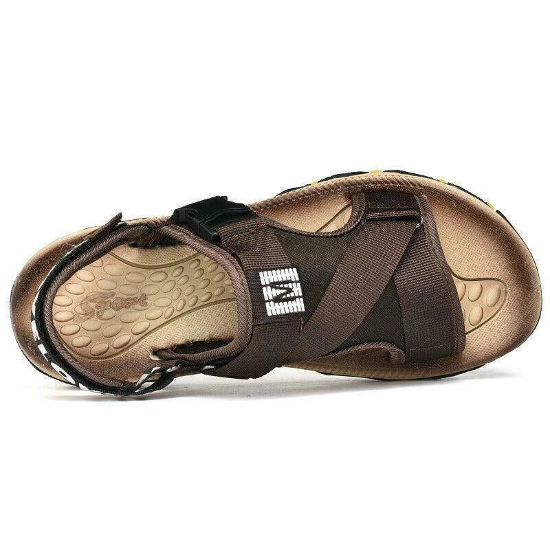 Men's Summer Beach Slippers Casual Outdoor Shoes Open Toe Sandals Oversize Beach