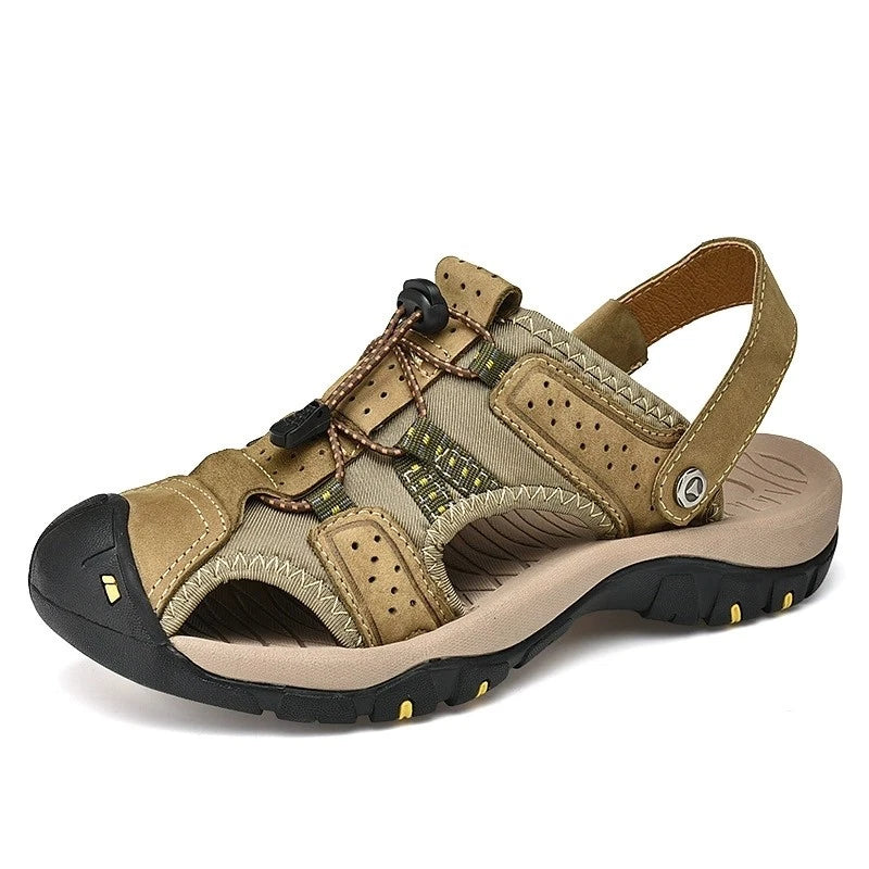Men Lace-up Sandals Slippers Beach Outdoor Sports Closed Toe Casual sandal Shoes