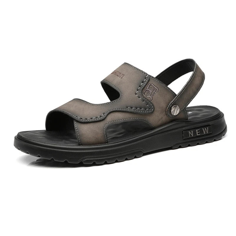 Mens Sandals Indoor Outdoor Beach shoes Slip On Two uses Athletic Slipper