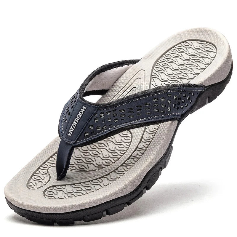 Summer Men Flip Flops Outdoor Slippers Flats Beach Casual Shoes Size 40-50
