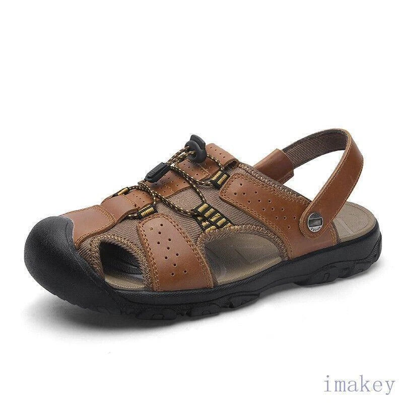 Big Size Men's Breathable Slippers Hiking walking Sports Casual Outdoor Sandals