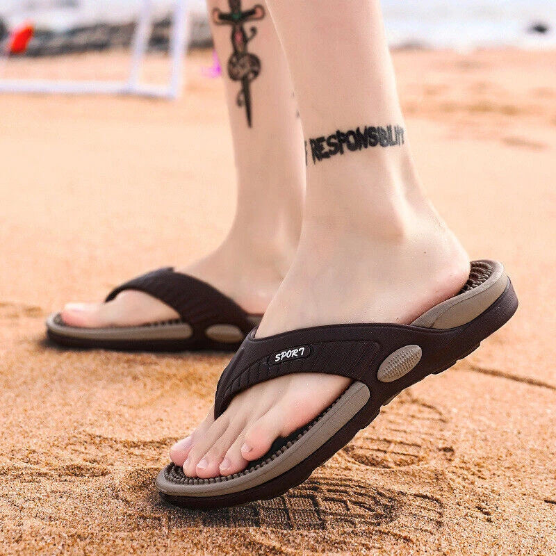 Men Joe Thongs Flip Flops Sandals Slippers Summer Outdoor Casual Beach Shoes