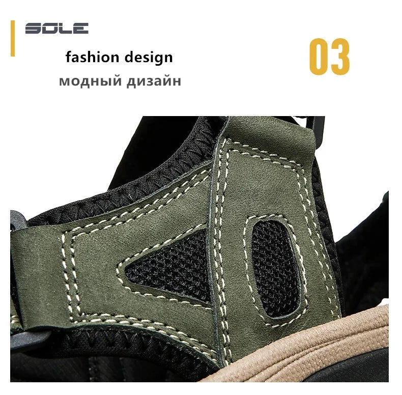 Men's Summer Sandals Outdoor Beach Casual Shoes Lightweight Comfort Slippers
