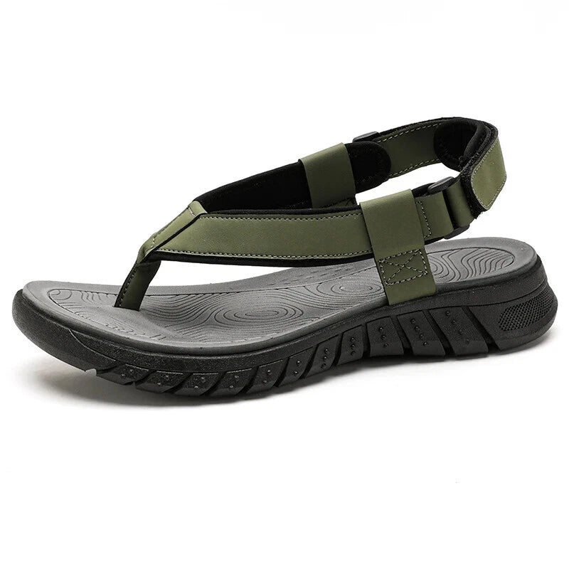 Men Summer Casual Sandals Outdoor Slippers Flip Flops Flats Comfort Beach Shoes