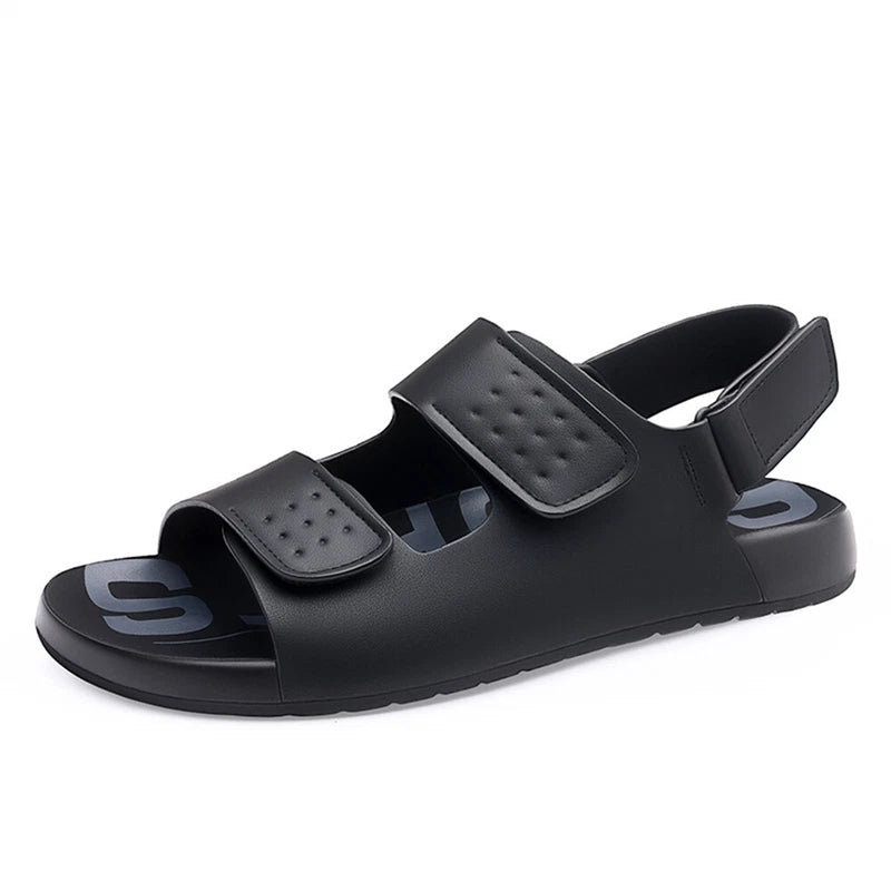 Men Leather Sandals Classic Men Shoes Slippers Soft Sandals