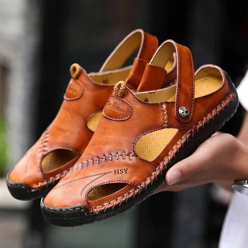 Mens Sport Closed Toe Sandals Summer Shoes Beach Fisherman Flat Slippers