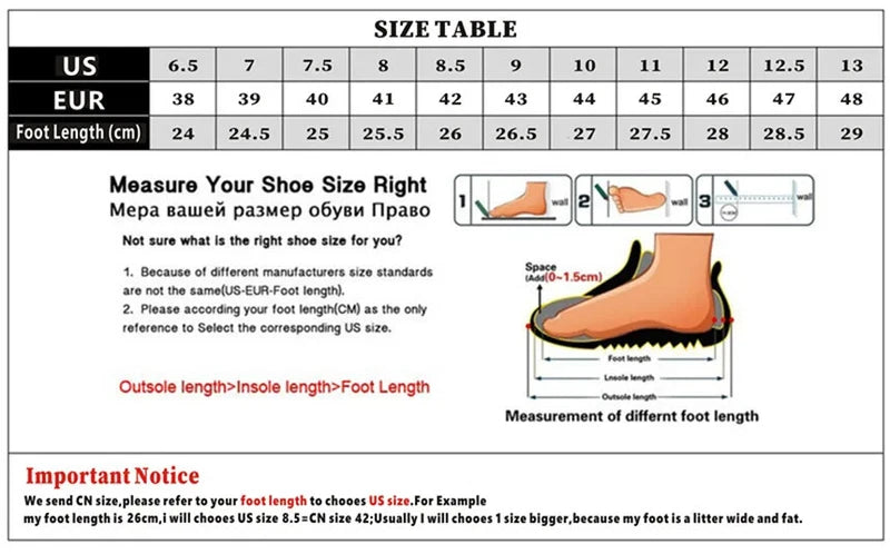 Summer Men Sandals Breathable Slippers Slip On Flats Outdoor Beach Shoes