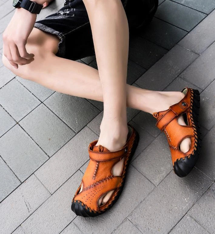 Men's Summer Beach Sandals Shoes Casual Flats Comfort Slippers Slip On 47 48 New