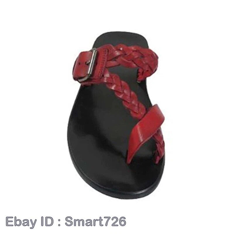Men Flip-flops Slip On Flats Sandals Beach Casual Shoes Summer Footwear Slippers