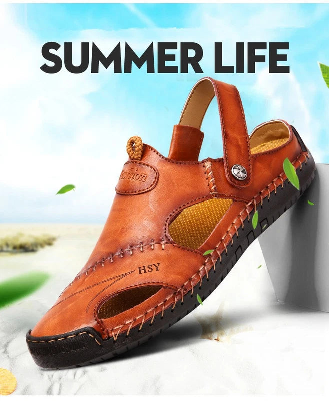 Mens Sport Closed Toe Sandals Summer Shoes Beach Fisherman Flat Slippers