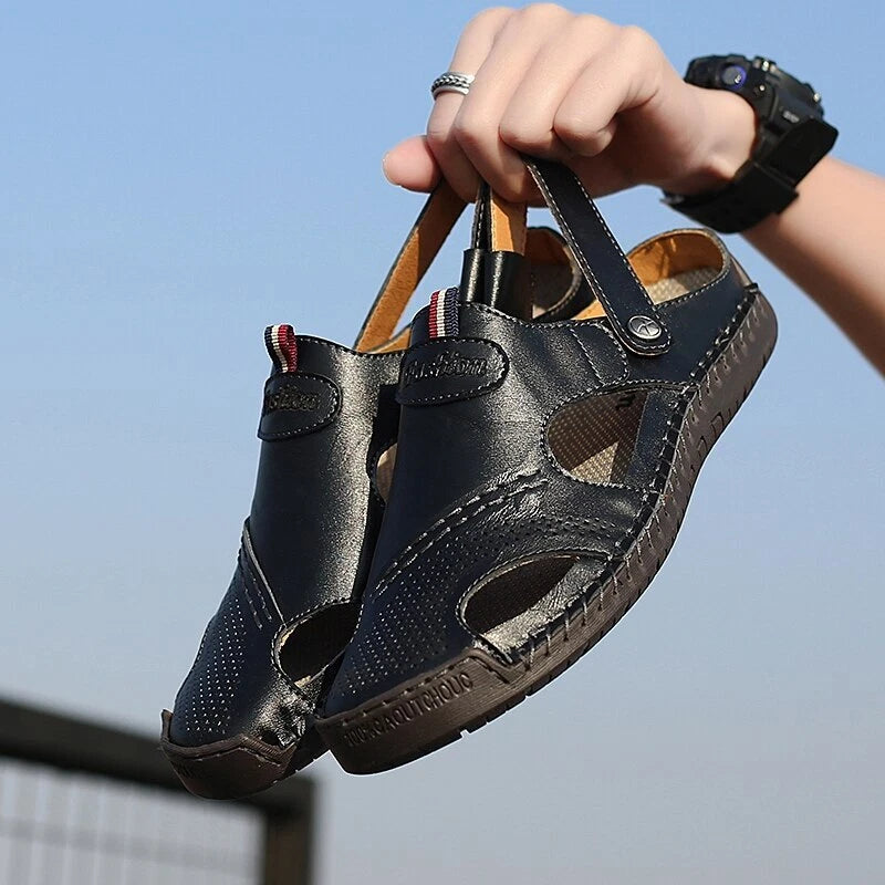 Summer Fashion Men Sandals Non-slip Hiking Shoes Platform Beach Slipper