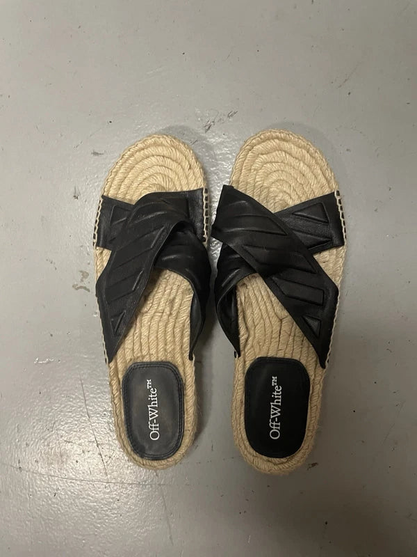 Off White Beach Slippers Size 41