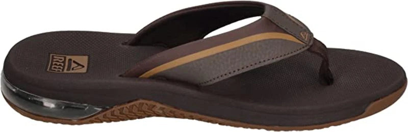 Reef Men Anchor Water friendly Comfortable and Lightweight Flipflop Sandal Gray,
