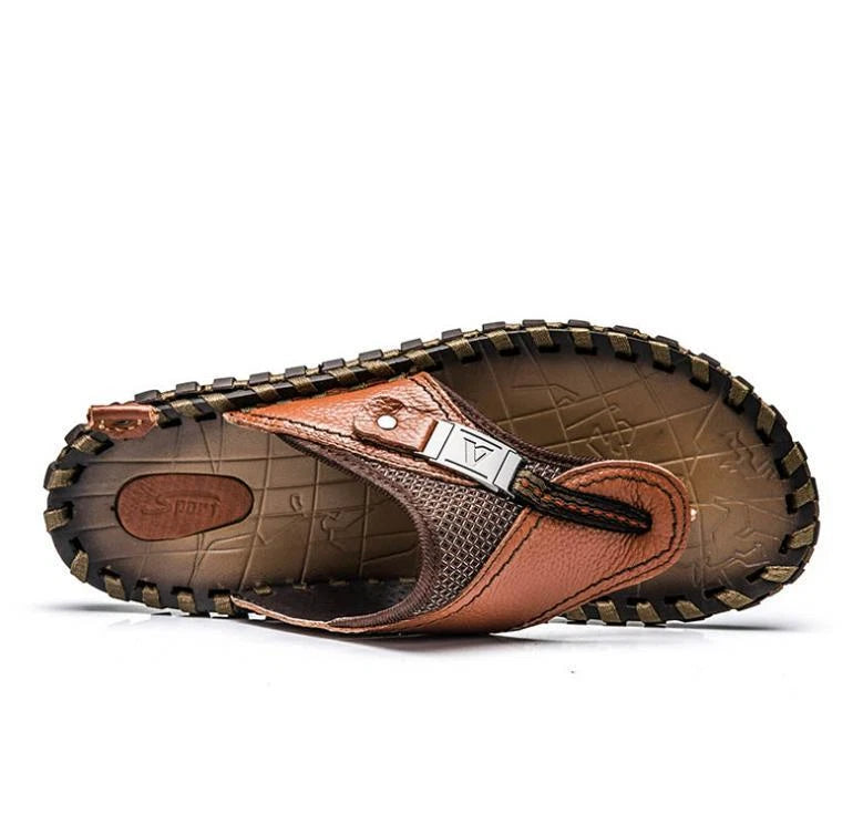 Mens Summer Casual Thong Slipper Gladiator Flip Flops Sandal Beach Shoes