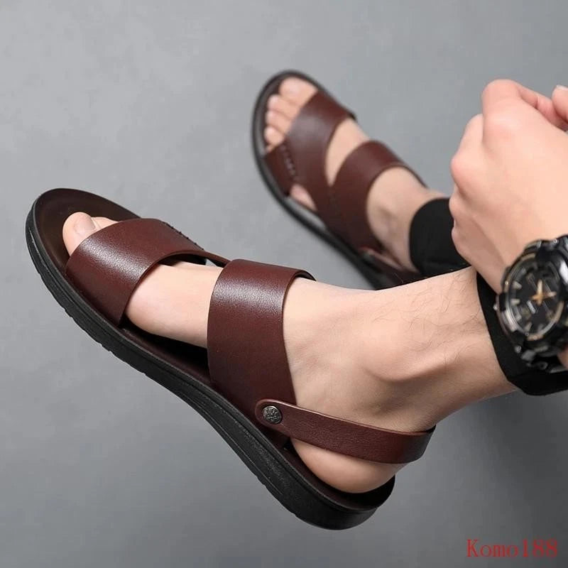 Mens Classic open toe Breathable outdoor beach casual slipper sandals #2