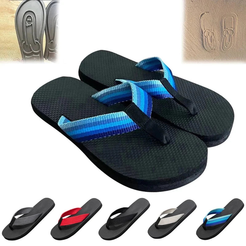 Quick- Dry Flip Flops Parody Slippers Beach Flip Flops Summer Comfort Non Slip