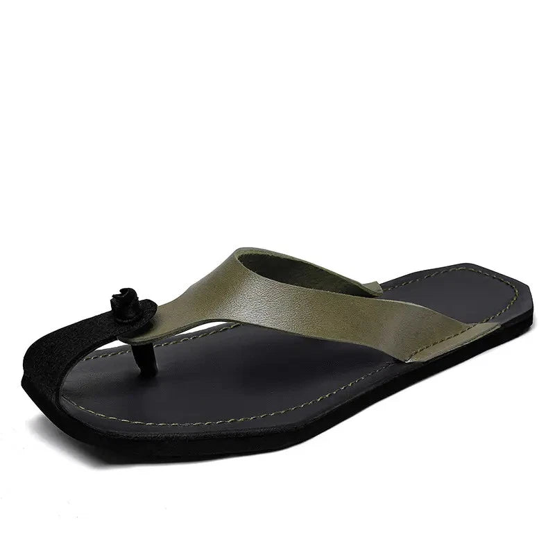 Men's Flip Flops Sandals Beach Slippers Falt Shoes Summer Oversize Fashion Chic