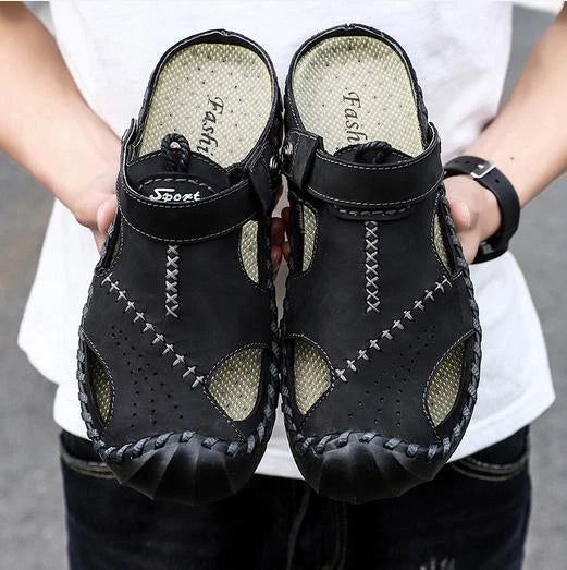 Men's Summer Beach Sandals Shoes Casual Flats Comfort Slippers Slip On 47 48 New