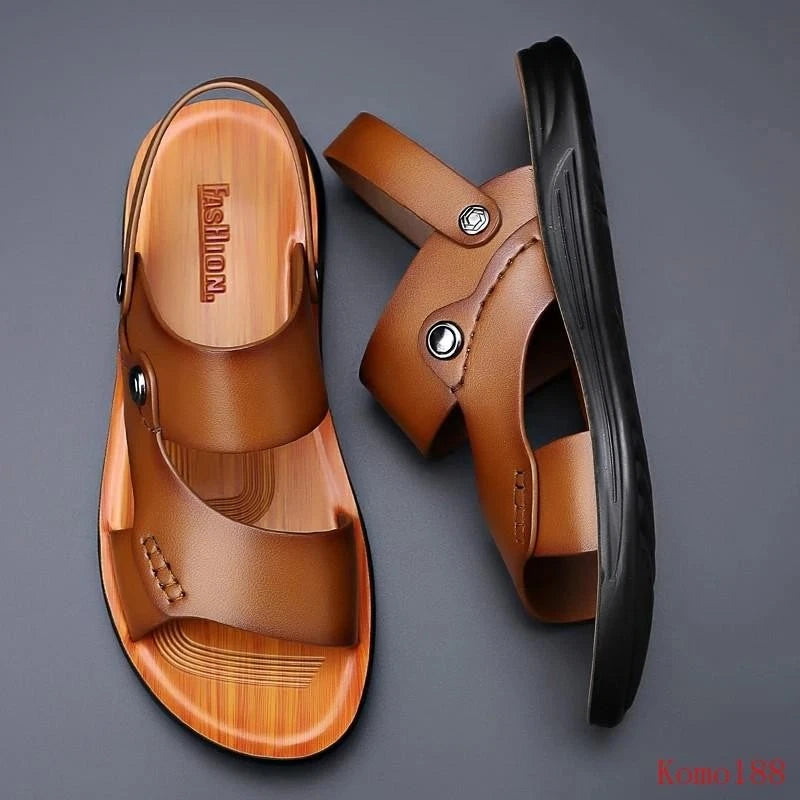 Mens Summer Classic open toe Breathable outdoor beach casual slipper sandals new