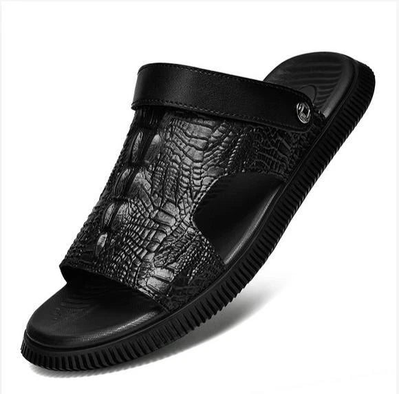 Men's Casual Slippers Shoes Flats Summer Beach Peep Toe Comfort Sandal 38-45 New