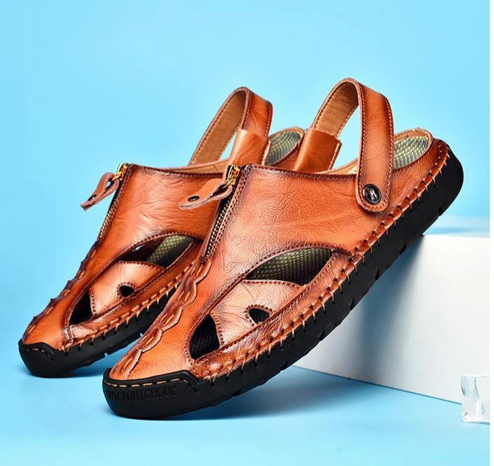 Men's Hollow Out Sandals Outdoor Comfortable Beach Slippers Casual Shoes Summer