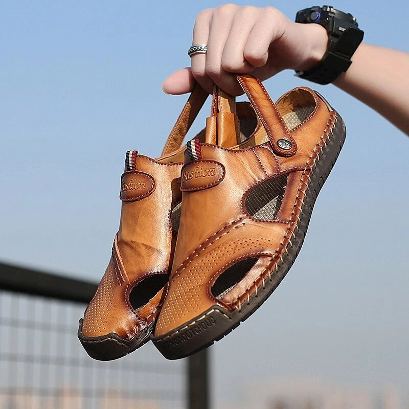 Summer Fashion Men Sandals Non-slip Hiking Shoes Platform Beach Slipper
