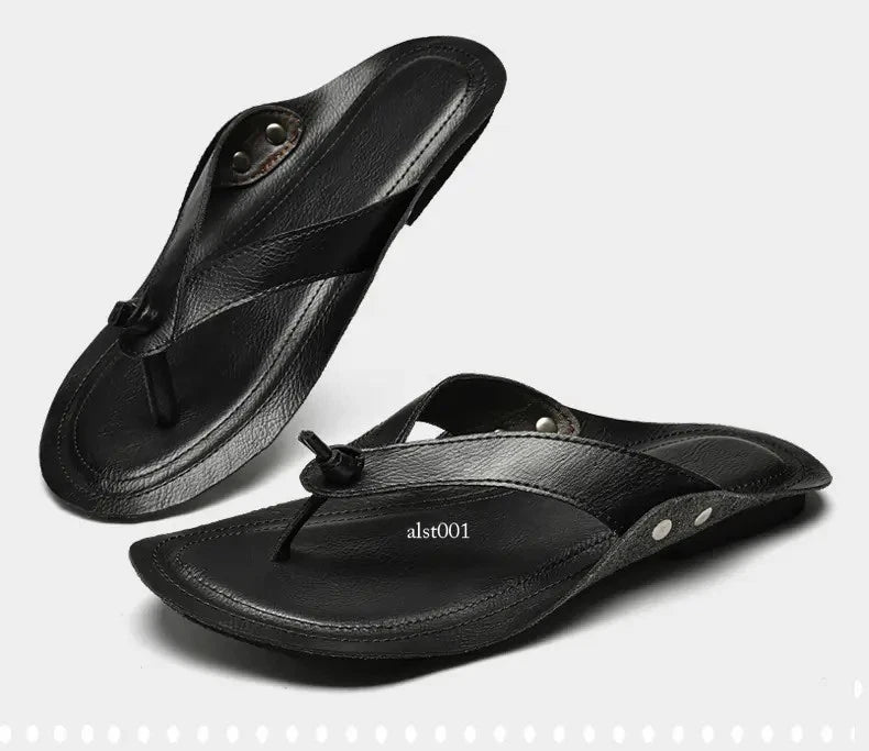 38-47 Plus Size Mens Flip Flops Flats Slippers Sandals Casual Summer Shoes Beach