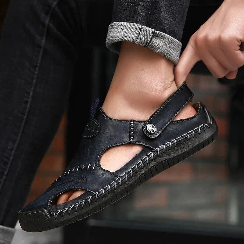 Mens Sport Closed Toe Sandals Summer Shoes Beach Fisherman Flat Slippers